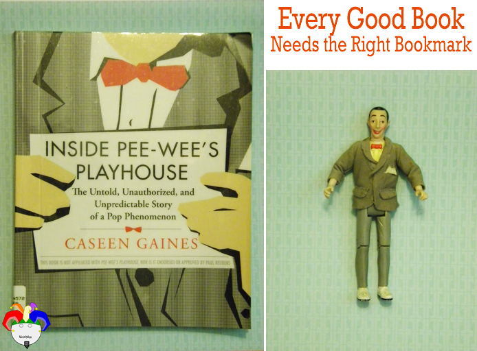 Inside Pee-Wee's Playhouse by Caseen Gaines marked with Pee-Wee Herman doll