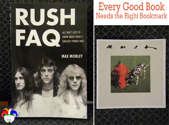 Rush FAQ by Max Mobley marked with Signals CD booklet