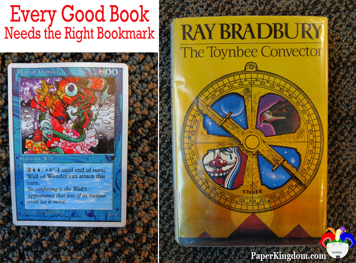 The Toynbee Convector by Ray Bradybury marked with Magic: the Gathering card Wall of Wonder